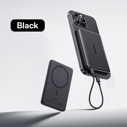 【CCC】Baseus 10000mAh Magnetic Power Bank PD 27W, 5000mAh Magnetic Power Bank PD 20W Card-Sized Powerbank For iPhone 17 Samsung