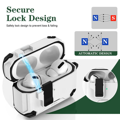 Phone Holder Security Lock Cover For AirPods Pro 3 2025 Case For AirPods Pro3 Pro 3rd Gen 2025 Cases Shockproof  Headphone Cover