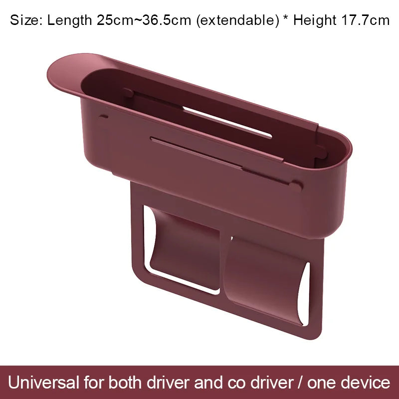 Car Seat Crevice Gaps Storage Box Seat Organizer Gap Slit Filler Holder For Wallet Phone Cigarette Slit Pocket Car Storag Box