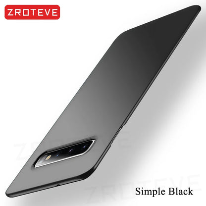 S10 Plus Case ZROTEVE Ultra Slim Hard PC Matte Cover For Samsung Galaxy S10 E S10E S8 S9 Plus S 10 9 8 Shockproof Phone Cases