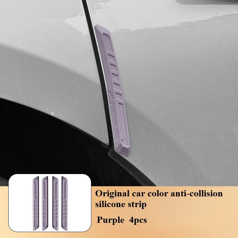 For Xpeng G6/G9 Car Door Anti-collision Strip Anti Scratch Silicone Shock Absorbing Protective Sticker Car Modification Supplies