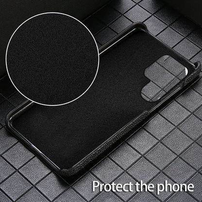 Genuine Stingray Leather Phone Case for Samsung Galaxy S 26 S26 Ultra S24 S23 S25 Plus S22 S21 A57 A56 A55 5G Luxury Back Cover
