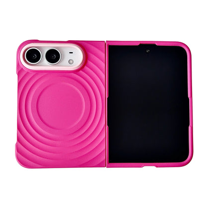 Case For Apple iPhone Duo For Foldable iPhone Duo For Magsafe With  Magnetic Ring Ripples Stand Luxury Silicone Ripples Cover