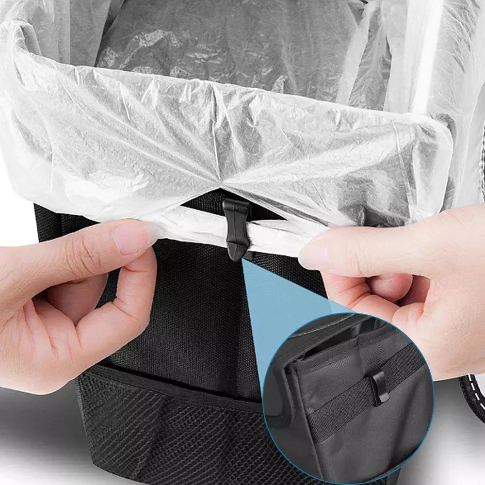 Portable Waterproof Car Trash Can Auto Organizer Garbage Bin Vehicle Accessories for Car