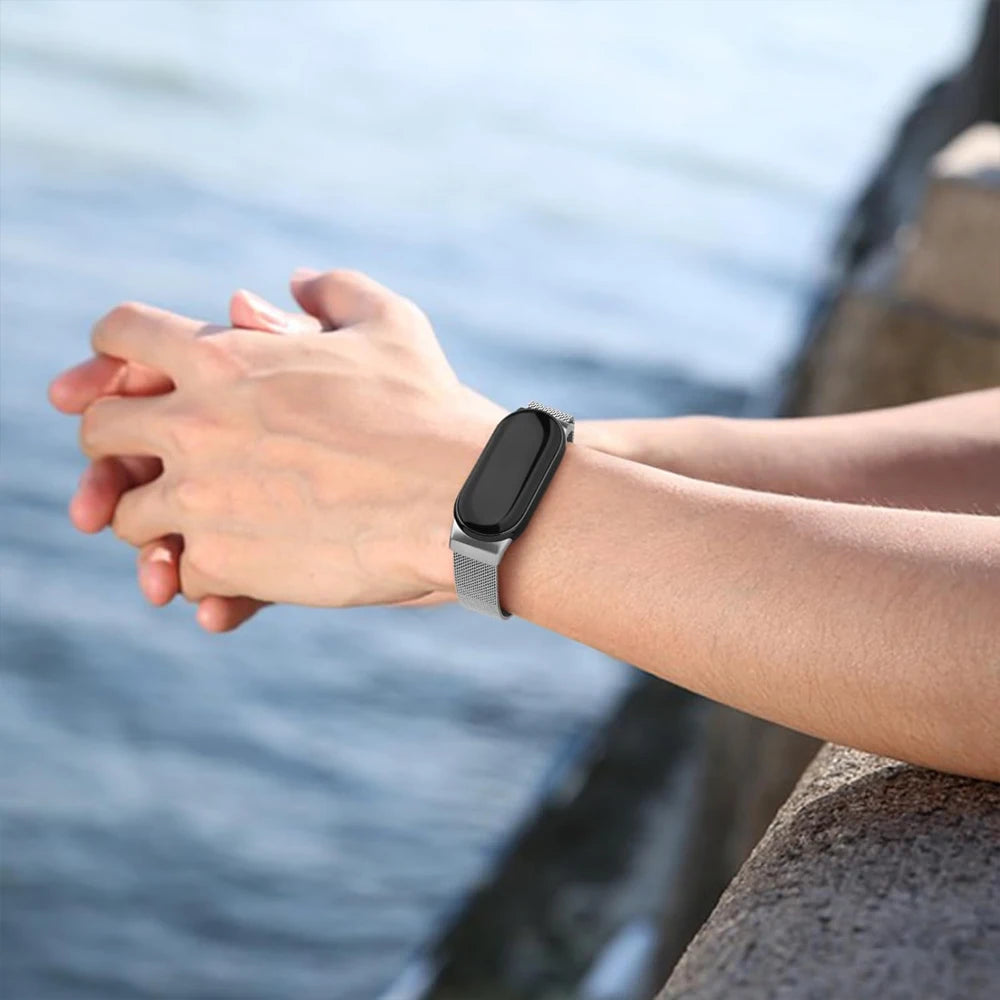 Stainless Steel for mi band 11 8 9 10 strap miband accessories magnetic belt correa bracelet for Xiaomi smart band 11 watchband