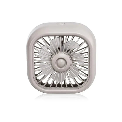 Summer New Mini USB Car Fan, 3 Speed Adjustable, Air Vent Mount with Colorful Light, Auto Cooling Fan Car Accessories