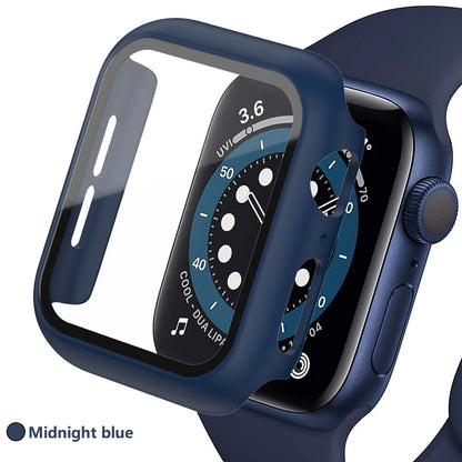 Tempered Glass+Cover for Apple Watch Case Ultra Accessories SE 3 4 5 6 7 8 Iwatch Screen Protector Case 49mm 45mm 41mm 44mm 40mm