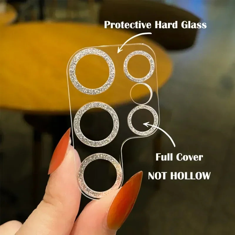 Glitter Camera Lens Protector For Samsung Galaxy S26 S25 S24 S23 Plus Ultra Full Cover Protection Clear Glass Scratch Resistant