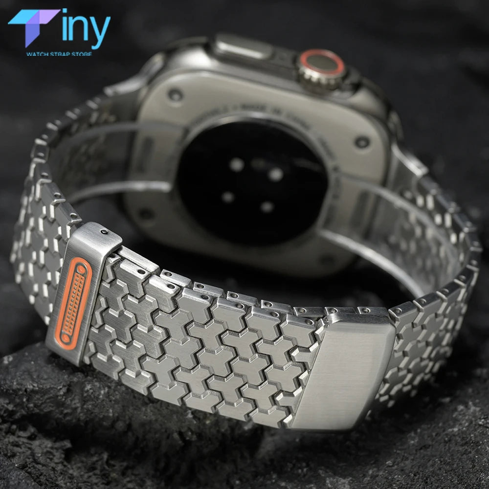 Stainless Steel Strap for Apple Watch Band 46/45/44mm 41/40mm Magnetic Bracelet Iwatch Series 11 10 9 8 7 SE3 Ultra 49mm Correas