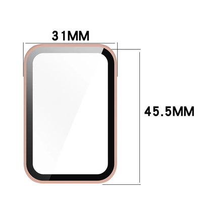 Tempered Glass + PC Case For Honor Band 9 Smart Watch All-Around Screen Protector Hard Bumper for Huawei Honor Band9 Cover