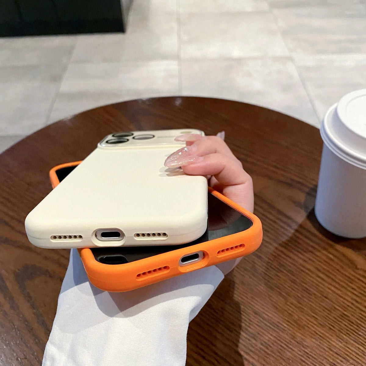 Original Liquid Glass Full Camera Protect Case For IPhone 17 Air 16 15 14 Plus 13 12 17 Pro Max ShockProof Soft Silicone Cover