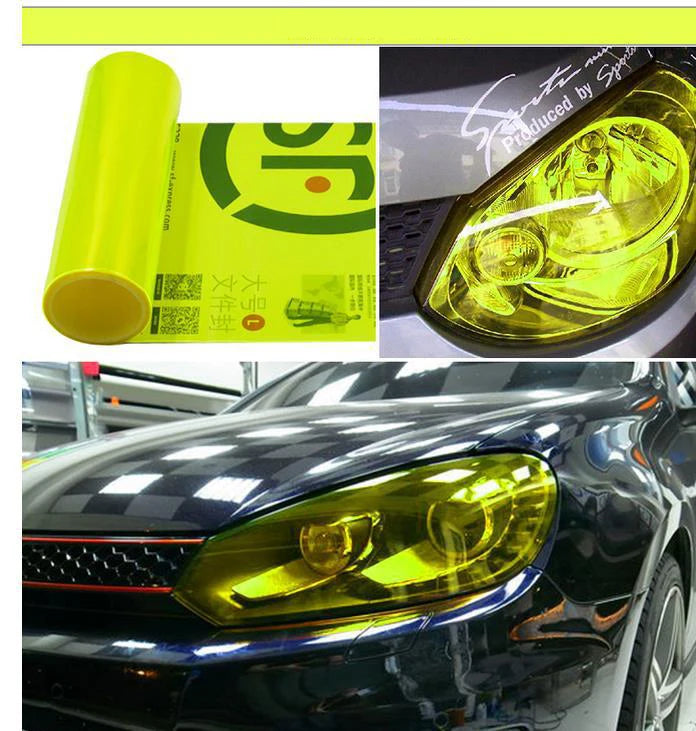 30x60cm PVC Car Headlight Lamp Film Fog Lamp Taillight Sticker Vinyl Film Sticker Auto Lamp Styling Wrap Film Car Accessories