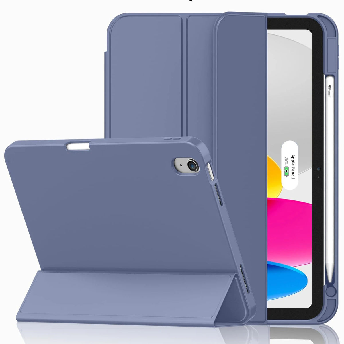 For iPad (A16) 11th 10th Generation Air 4th 5th 10.9 Pro 11 M2 M3 M4 M5 2026 2025 2024 Magnetic Flip Smart Cover Pencil Case