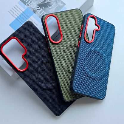 For Samsung Galaxy S26 Ultra S26 S25 Plus A57 A37 Phone Case Hard PU Leather Magnetic Wireless Charging Protective Back Cover