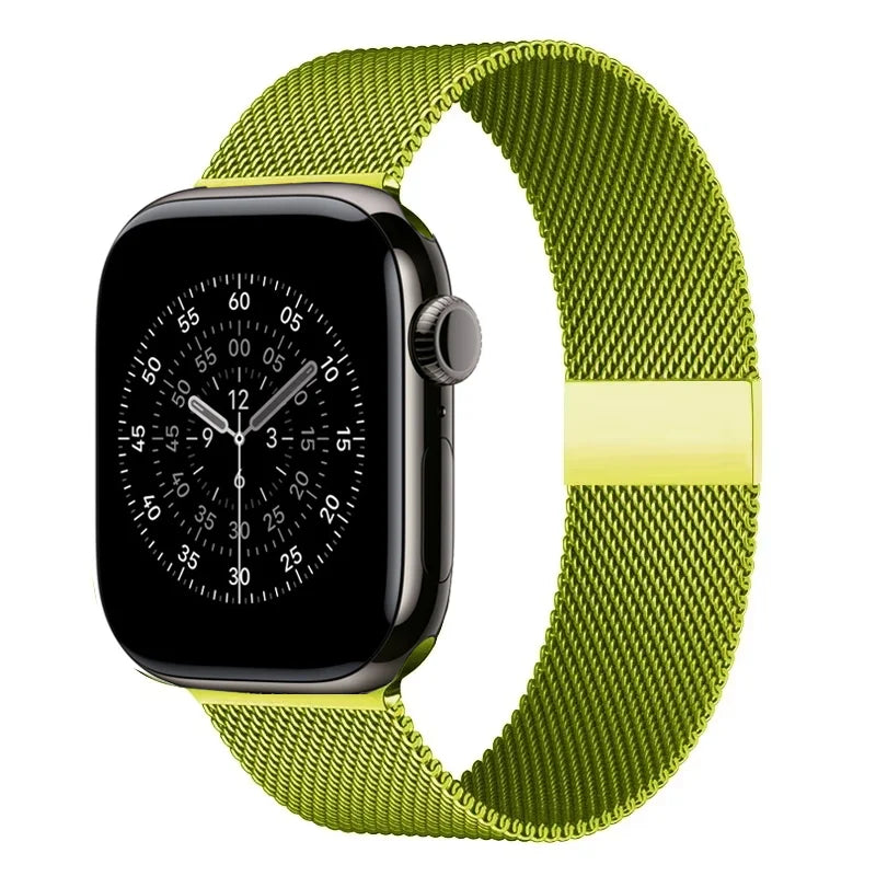 Milanese loop strap For Apple Watch band 11 46mm 44mm 40mm 41mm 42mm 45mm bracelet iwatch series 10 8 7 6 5 4 SE 9 Ultra 3 49mm