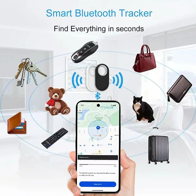 GPS Tracker for Android Devices Tag Work With Google‘s’ Find Hub App Key Finder Pet Smart Tag for Samsung Pixel Cellphones