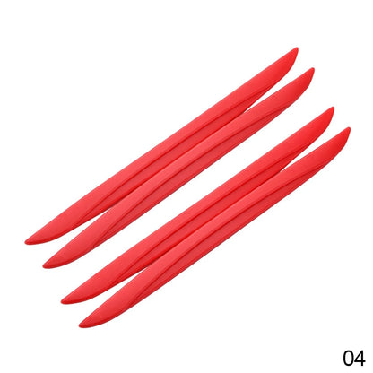 4PCS / Set Universal Scrape Guard Bumper Guards Car Door Edge Protector Rearview Mirror Protection Sticker Protective Strip