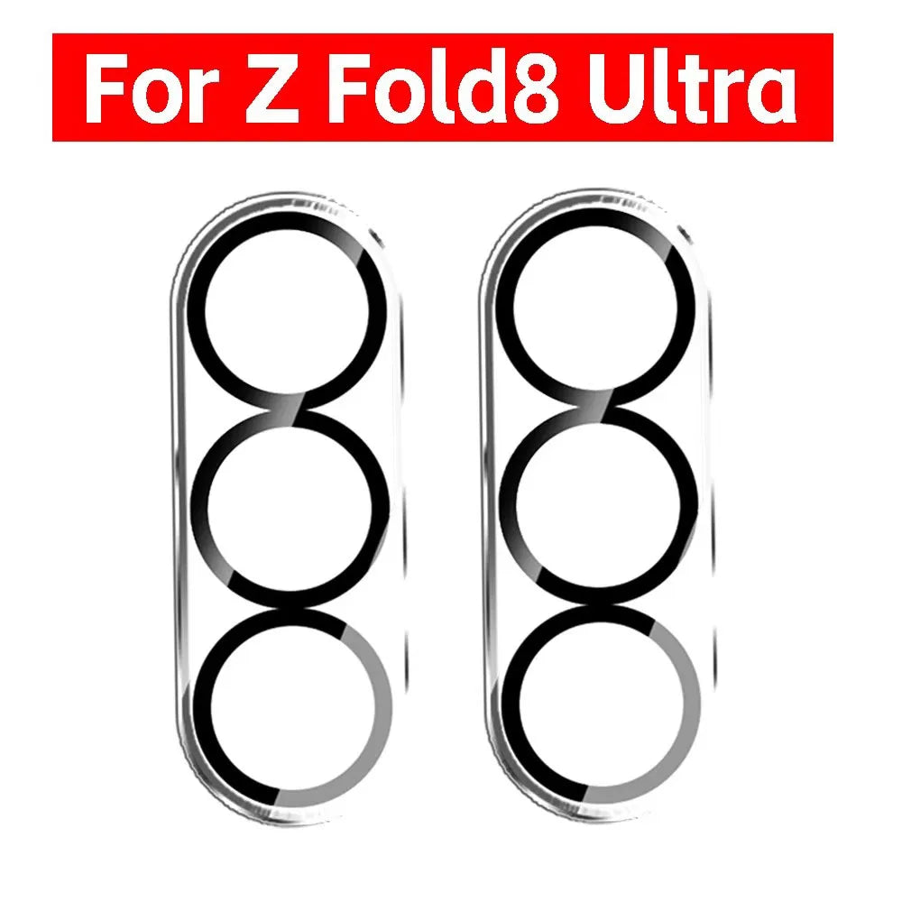 5-1Pcs Tempered Glass Camera Lens Film for Samsung Galaxy Z Fold 8 9H Anti-scratch Protective Film for Z Fold 8 Ultra Lens Film