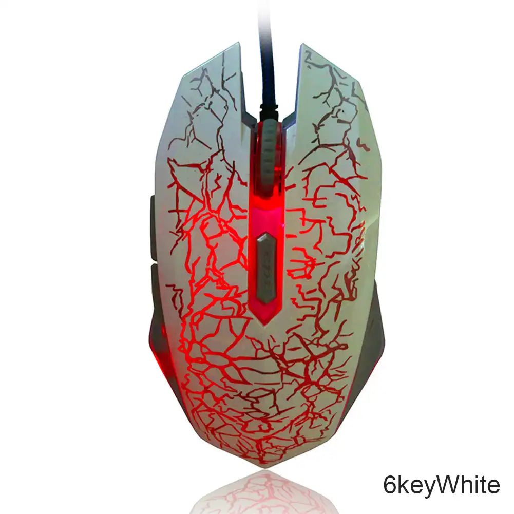 Colorful LED Computer Gaming Mouse Professional Ultra-precise For Dota 2 LOL Gamer Mouse Ergonomic 2400 DPI USB Wired Mouse