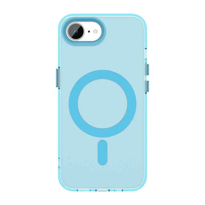 For iPhone 17e 16e Case New Fashion Frosted Transparent Candy Magnetic  Anti-drop Cover For iPhone 17E Wireless Charging Funda