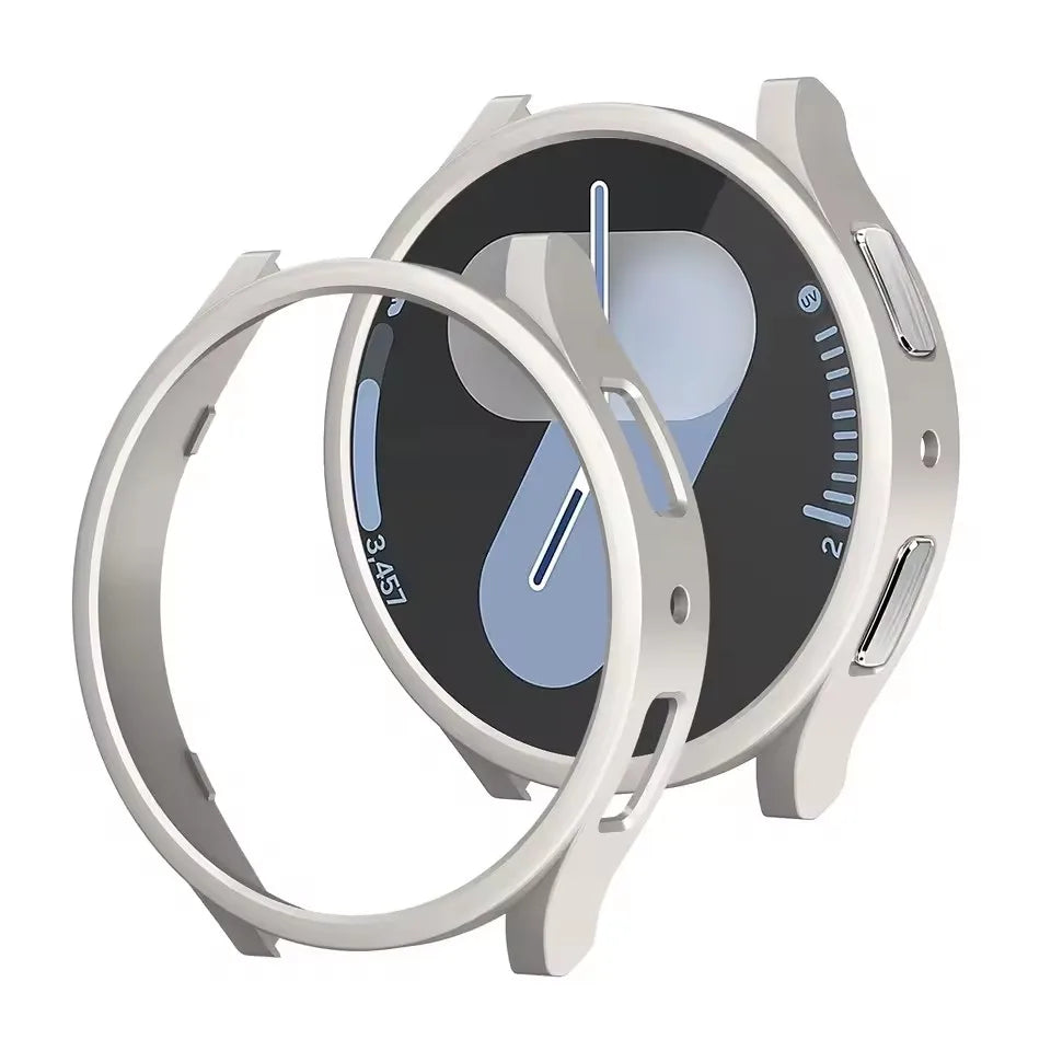 PC Cover for Samsung Galaxy Watch 7 Case 40mm 44mm Accessories Frame Protective Hard Bumper Shell Galaxy Watch7 smart watch cove