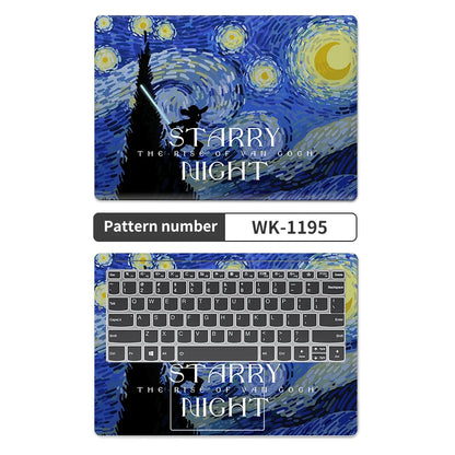 Universal Laptop Stickers Skins Vinly Protective Sticker 13/14/15/17inch 2pc Skin for Macbook/Lenovo/HP/Asus/Dell/Acer Decal