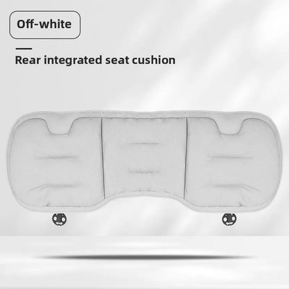 Universal Perforated Nappa Leather Car Seat Cover Luxury Sedan SUV Breathable Comfortable Cloud Cotton Cushions Car Seat Cover