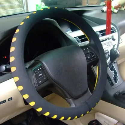 Car Steering Wheel Cover 5 Colors New EVA Punching Universal Car Steering Wheel Cover Diameter 38cm Automotive Sup