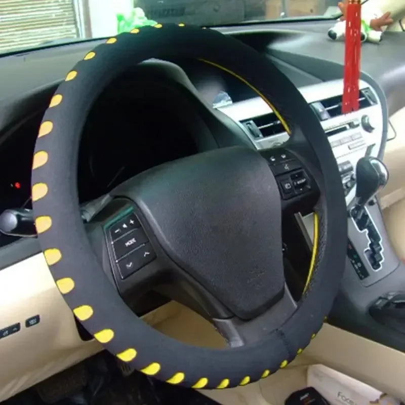 Car Steering Wheel Cover 5 Colors New EVA Punching Universal Car Steering Wheel Cover Diameter 38cm Automotive Sup