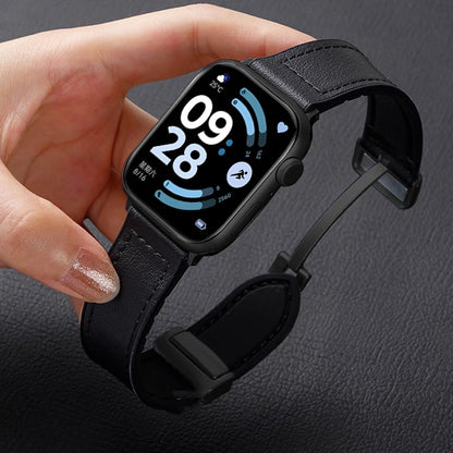 Magnetic Strap For Redmi Watch 6 5 4 Bands Silicone Leather Watchband Correa For Xiaomi Mi Band 9 Pro/8 Pro Bracelet Accessories