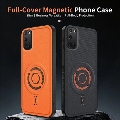 ShockProof Fabric Magnetic Case For Samsung Galaxy S20 FE Plus Ultra S20FE S20Plus S20Ultra Wireless Charging Back Cover Coque