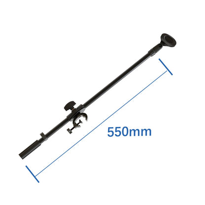 Metal Microphone Stand Adjustable Boom Arm Stands Heavy Duty Mic Clip Phone Holder Extension Bracket 55CM