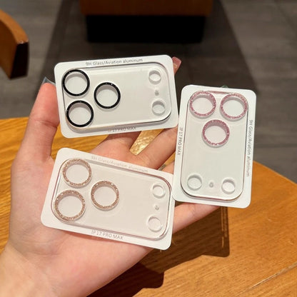Bling Glitter Camera Lens Protector for IPhone 15 14 16 18 Pro Max 17 Air Plus 18Pro 17Pro 17Air 18ProMax Protection Accessories