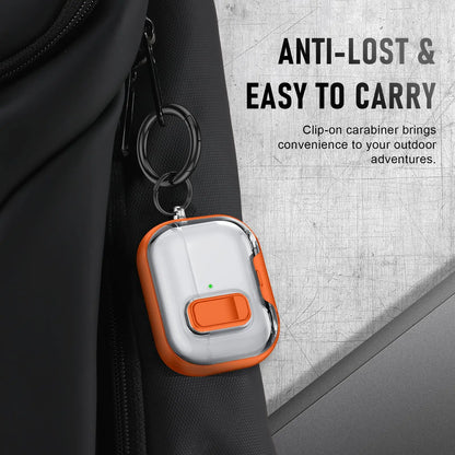 Case for Airpods Pro 3 with Secure Lock & Phone Stand Soft TPU Protective Case with Lanyard Anti-Scratch Shell for AirPods Pro 3