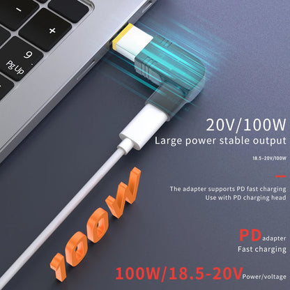 Laptop Power Adapter Connector Dc Plug USB Type C Female to Universal Male Jack Converter for Hp Dell Asus Acer Lenovo Notebook