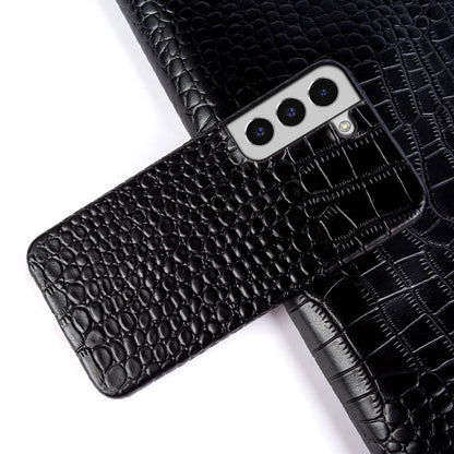 Genuine Leather Case for Samsung Galaxy S22 S23 S21 S20 Ultra Plus S10 Note 20 10 A53 Crocodile Pattern Phone Cover Back Shell