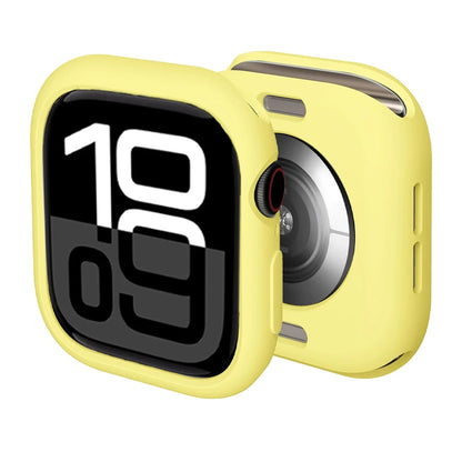 Soft Silicone Case for Apple Watch Band 46mm 45 44 42mm 41 40mm Accessories Protectector iWatch Series SE 12 11 10 9 8 7 6 Cover