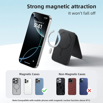 HOCO E91I Magnetic ID Card Holder with Smart Anti-Lost Device Phone Stand Rechargeable Locator Trackers for IOS Find My Network