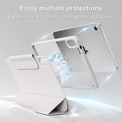 RBP For iPad Pro 11 13 inch Magnetic Case,For iPad Air 11 Air4/5 10.9 Mini6 10.2 9th 8th 7th Gen Rotate 360°Detachable Back Case
