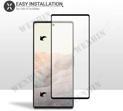 3 Pcs Tempered Glass For Google Pixel 10 9 Pro XL 8 7 6 Pro 8A 7A 6A 5A 4A 3 XL Curved Full Cover Screen Protector