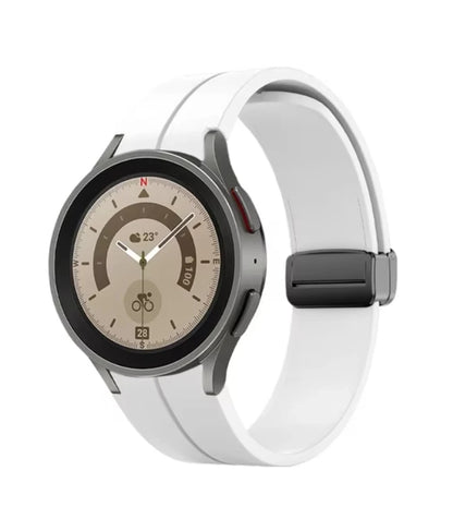 No Gap Magnetic Silicone Strap For Samsung Galaxy Watch 7 6 5 4 44mm 40mm Pro 45mm Bracelet Galaxy Watch6 Classic 43mm 47mm Band