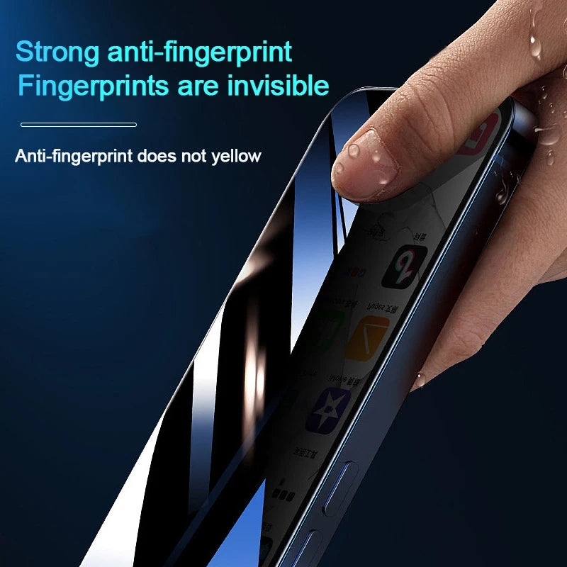 1-5Pcs Anti Spy Tempered Glass For iPhone 16 14 13 11 15Pro Max Mini 7 8 Plus Privacy Screen Protector for iPhone 15 X XR XS MAX