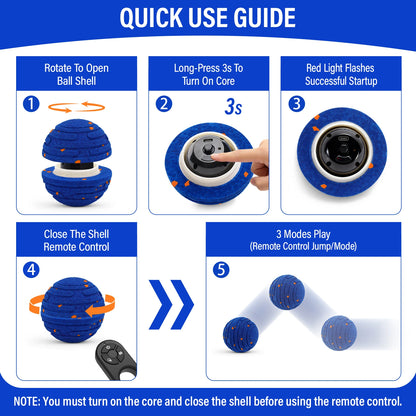 Smart Interactive Dog Toy, Indestructible E-TPU Toy Ball for Aggressive Chewers, Automatic Moving, Rechargeable Ball for Small/M