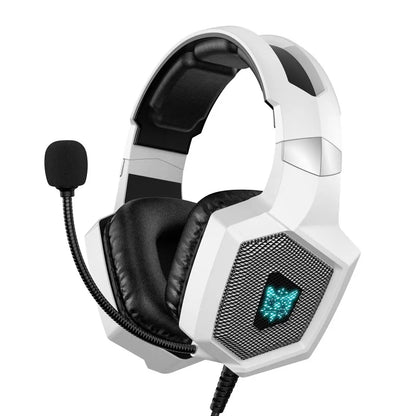 ONIKUMA K8 Wired Gaming Headset RGB Over Ear Headphones Flexible Microphone Surround Sound 3.5mm for PC PS4 Xbox Switch Gamer