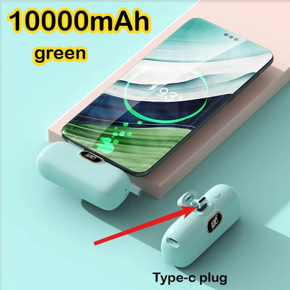 Mini Power Bank 10000mAh PowerBank Fast Charging Portable Charger for IPhone 17 16 14 13 12 Xiaomi Samsung Poco External Battery