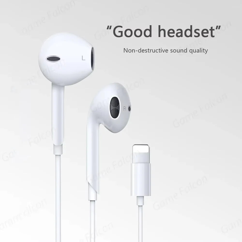 For  iPhone 15 14 13 Pro High-Fidelity Bluetooth Wired Headset Type-C 3.5mm Suitable For Samsung Xiaomi ipad Tablet