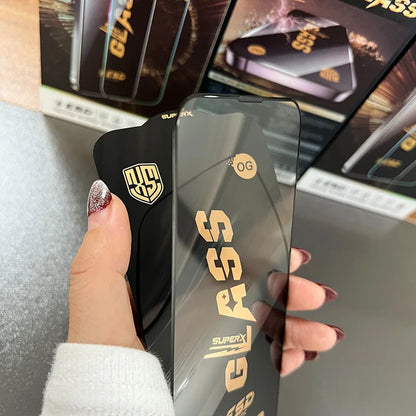 10pcs OG ESD Tempered Glass Anti Static Super Screen Protector Film For iPhone Duo 18 Pro Max 17 Air 17E 16 Plus 15 14 13