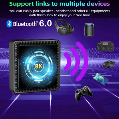 Q19 Smart TV Box Android 16 Allwinner H618 8GB 128GB 256GB Media Player Google Assistant BT6.0 Wifi 5G 8K Very Fast Set Top Box