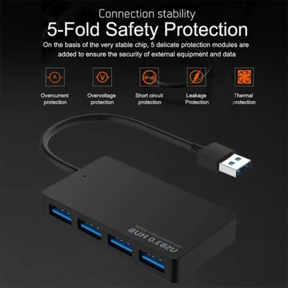 High Speed Usb 3.0 Hub Multi Usb Splitter 4-port Multiple Expander Adapter Computer Accessories for Laptop Pc Multi USB Adapter