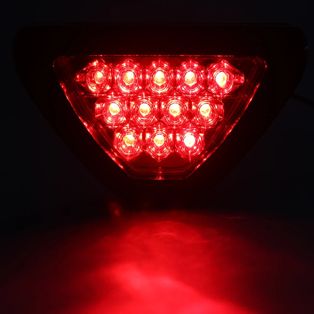 Warning Light Triangle LED Flash Bulbs Tail Light Red Fog Lamp Car Brake Light Universal